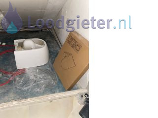 Loodgieter Toilet renovatie WC verbouwing van andere loodgieter afmaken